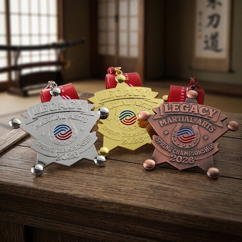 Mukautetut leikatut urheilumitalit