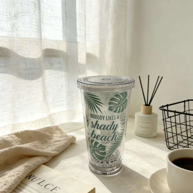 Fun Summer Plastic Travel Cup