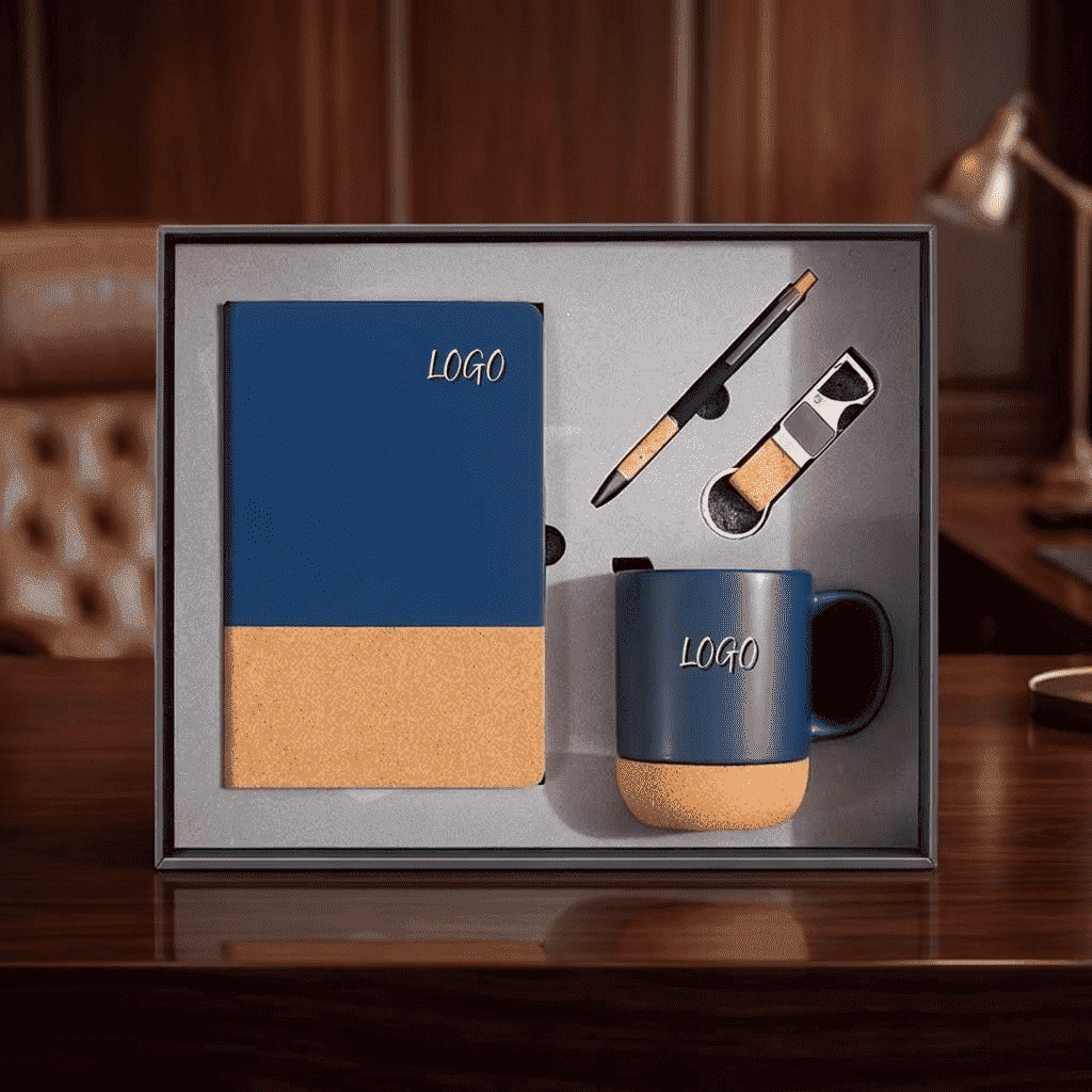 Premium Cork Accent yrityslahjasetti