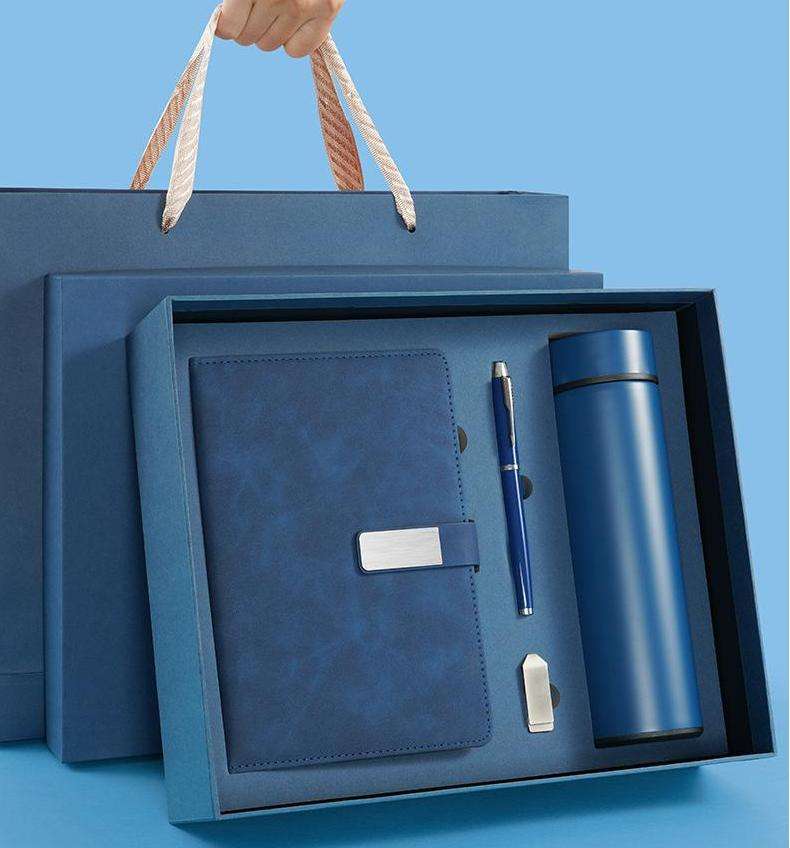 Custom Logo Business Gift Notebook Pen -tyhjiöpullo